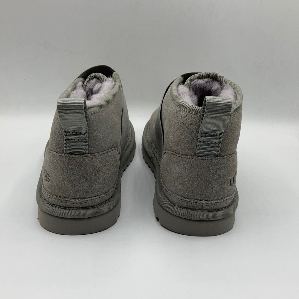 UGG Nuemel Graphic II Seal Suede Wool Slip Boot - Picture 3 of 7